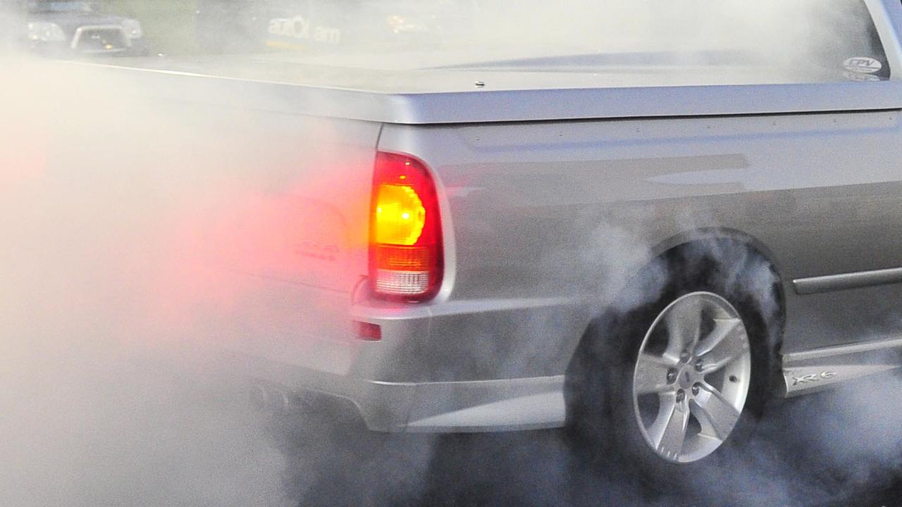 Cars were found at an illegal street race meet just outside of Newcastle yesterday.