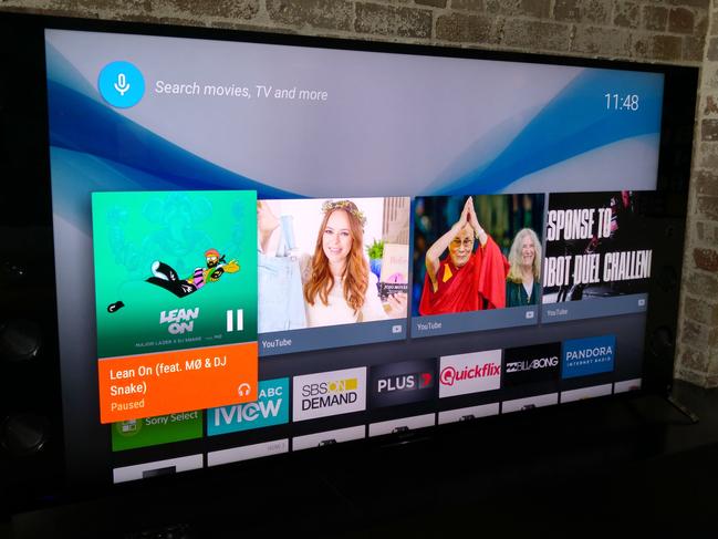 Sony's latest Bravia televisions use Google's Android software to deliver smart functions.