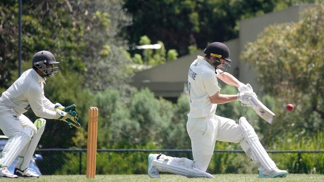 Nick Ritchie batting for Beaumaris. Picture: Valeriu Campan