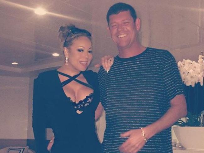 Mariah Carey and James Packer.