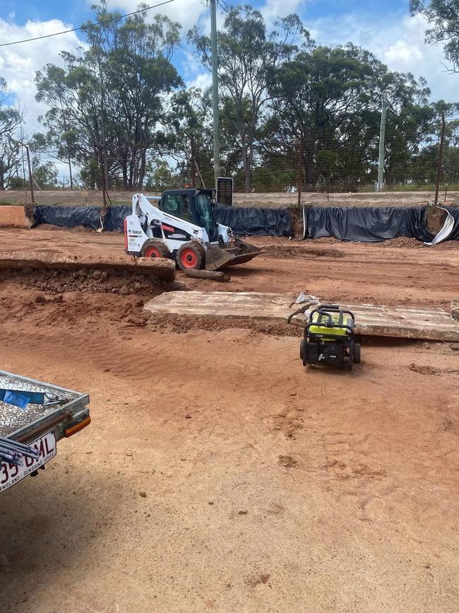 Part of Carina International Speedway's concrete safety wall has collapsed, forcing promoters to cancel two events in February.