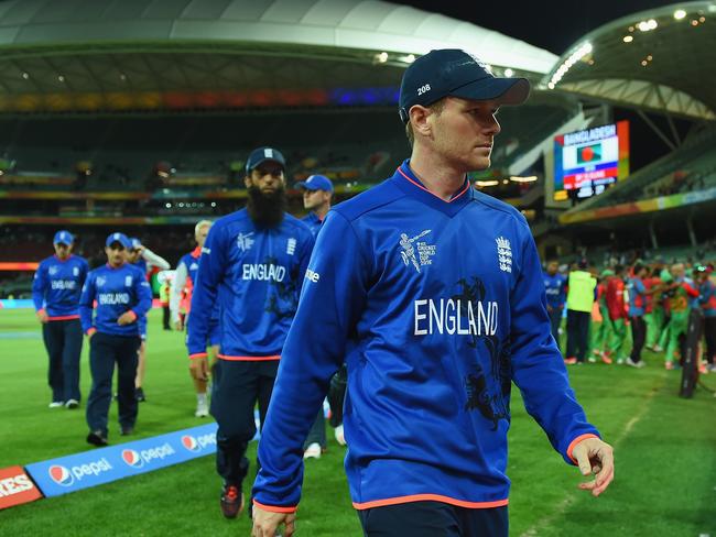 England the Adelaide Oval after their loss to Bangladesh.