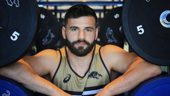 Josh Mansour is aiming to be fit to play again in May 2017. pic Mark Evans