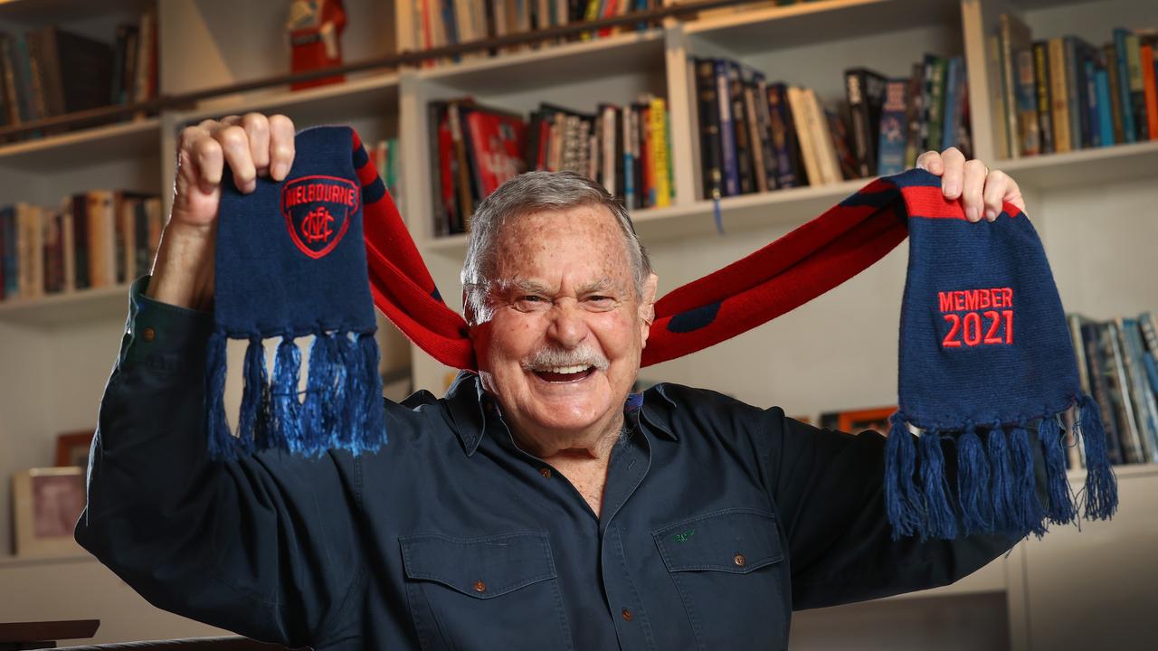 Melbourne legend Ron Barassi played in the club’s last Grand Final winning team in 1964. Picture: David Caird