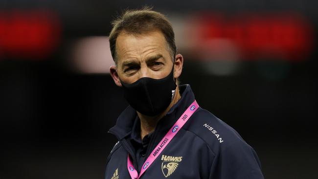 The Pies reached out to Alastair Clarkson to gauge his interest. Picture: Jonathan DiMaggio/AFL Photos/via Getty Images