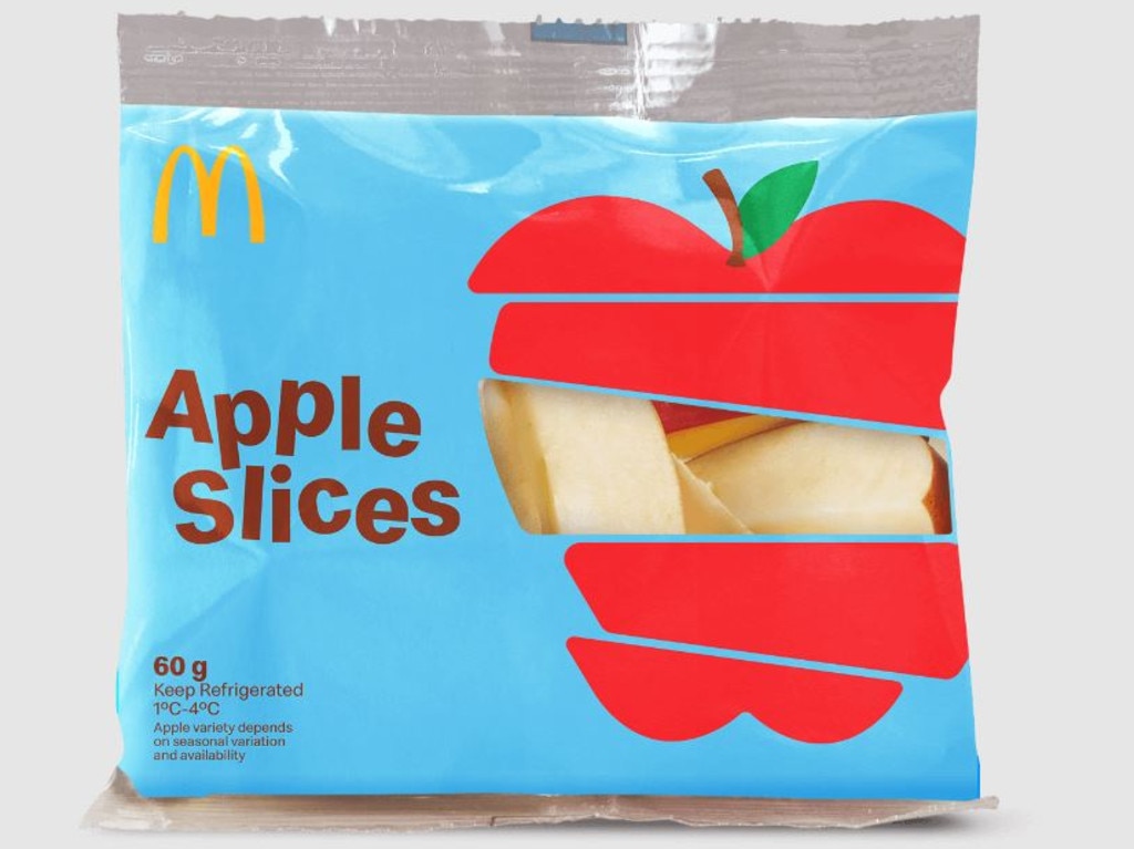 Ditch fries for apple slices. Picture: Supplied