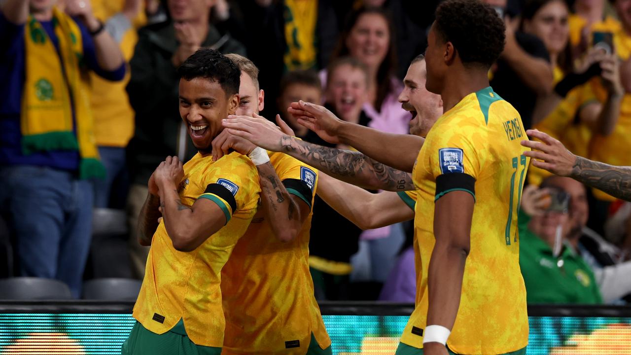 Keanu Baccus’ early goal failed to spark the Socceroos into life in a nervy win.