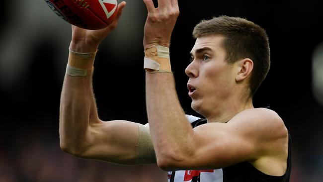 The Lions are rumoured to be interested in Collingwood big man Mason Cox.