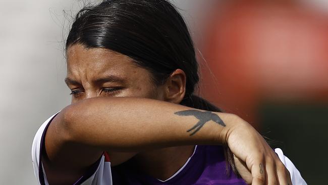 It was a tough day at the office for Sam Kerr.