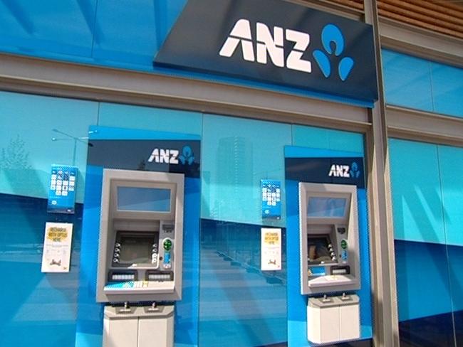 New brand identity emblem for ANZ Bank.