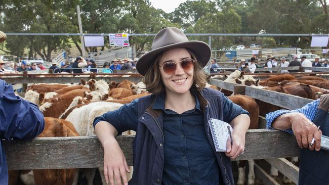 The Weekly Times journalist Madeleine Stuchbery, who faced the realities of limited childcare resources when she and her family relocated back to regional Victoria this year. PICTURE: ZOE PHILLIPS