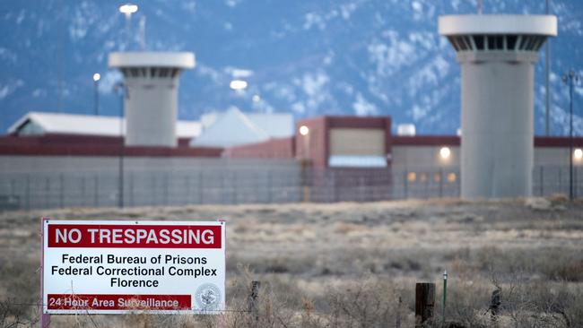 United States Penitentiary Administrative Maximum Facility, also known as the ADX or ‘Supermax’, in Florence, Colorado. Picture: AFP