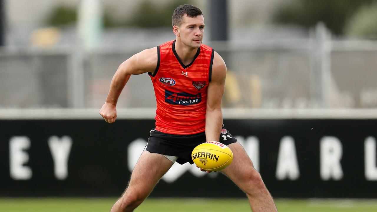 Conor McKenna has tested positive for COVID-19. Photo: Michael Willson/AFL Photos via Getty Images.