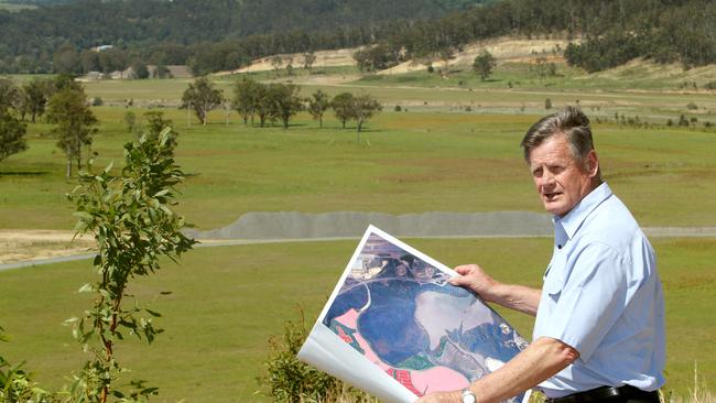 Leda Development Regional Manager Reg van Rij overlooking the site of a proposed mini city in Cobaki.