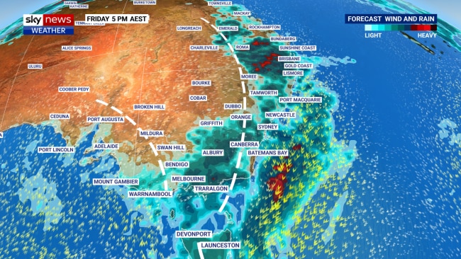 Three Australian states in the firing line for supercell storms on Good ...