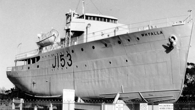 Royal Australian Navy ship HMAS Whyalla.