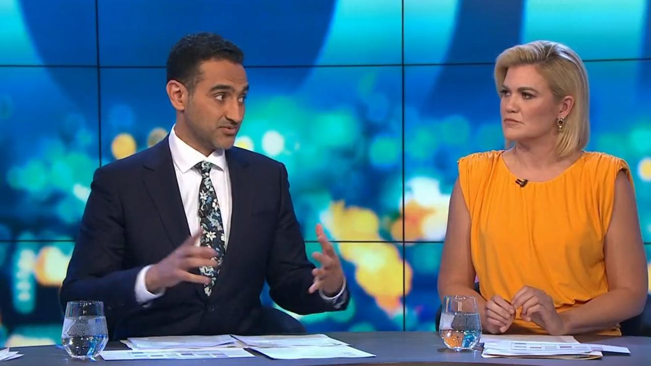 Waleed shared a terrifying prediction about Gaza. Picture from Channel Ten.