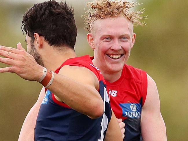 Gawn believes gun midfielders Christian Petracca and Clayton Oliver can be even better in 2022. Picture: Getty Images