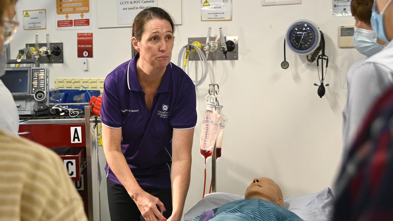 UQ clinical skills educator Kellie Curtis.