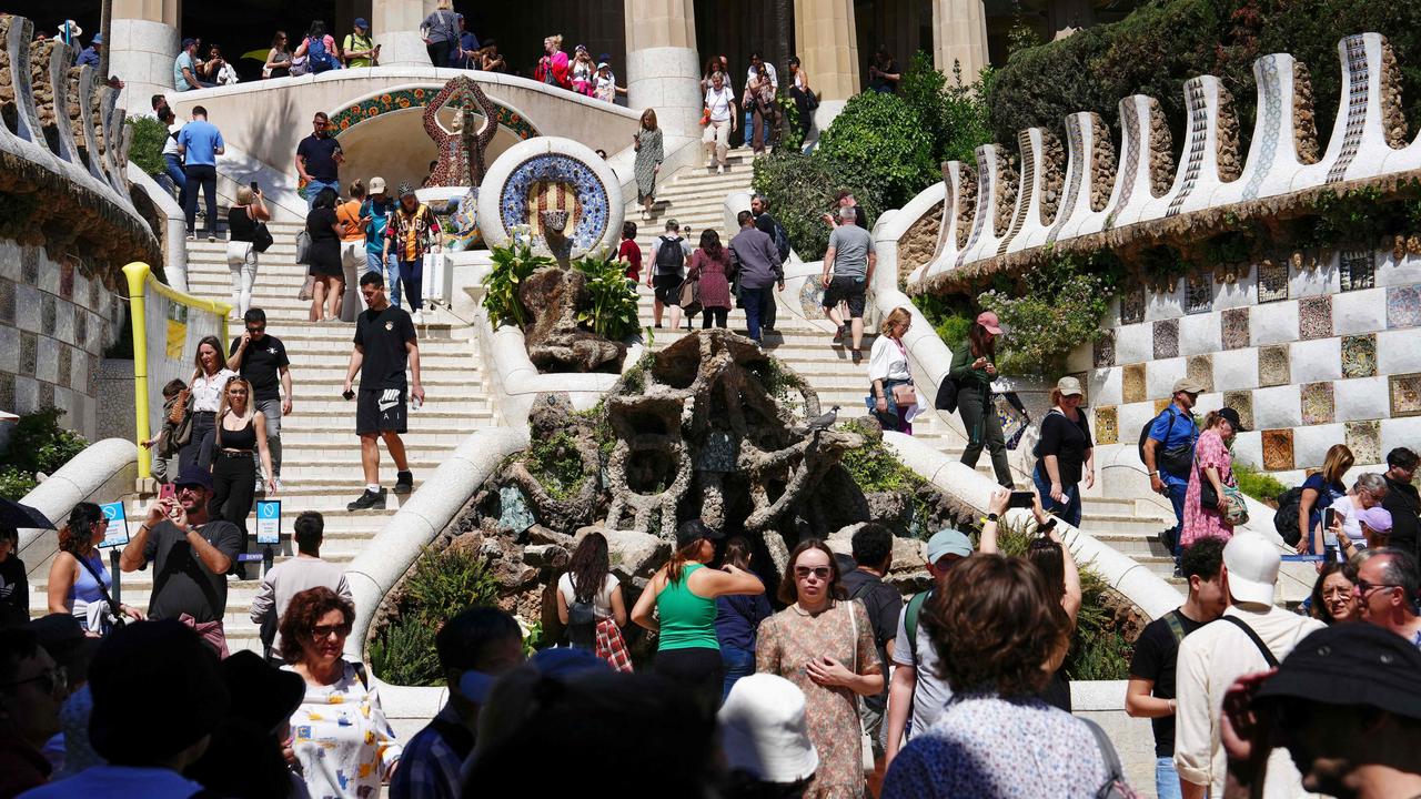 The number of tourists jumped from 11.5 million per year to around 16 million annually in the last decade. Picture: PAU BARRENA / AFP.