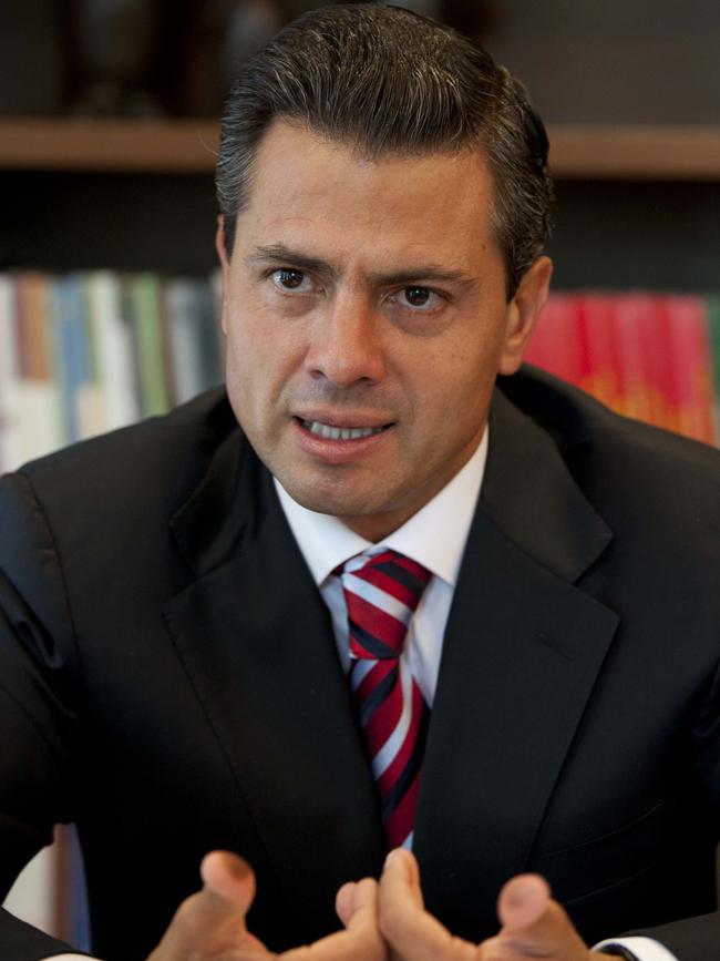 Mexican president Enrique Pena Nieto. Picture: Supplied