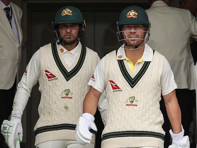 Usman Khawaja expects to walk out alongside David Warner to open the batting in the fourth Test. Picture: Ryan Pierse/Getty Images