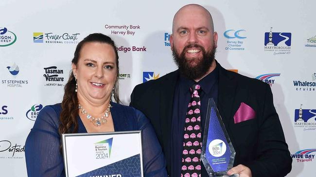 WINNERS: Best New Fraser Coast Business, RAD Rolled Ice Cream. Picture: Patrick Woods.