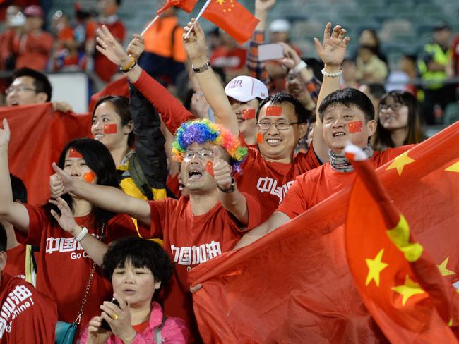 Chinese fans will be out in force on Thursday night.