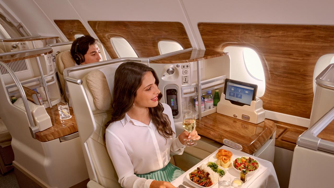 Emirates business class cabin
Photo - Emirates
Escape 3 Sept 2023