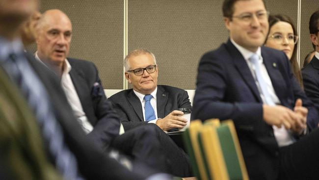 It was revealed Mr Morrison took control of five portfolios over two years. Picture: NCA NewsWire / Gary Ramage