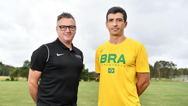 Sporting director Melvyn Wilkes and head of sports science and performance Bruno Pena Couto. Picture: Patrick Woods.