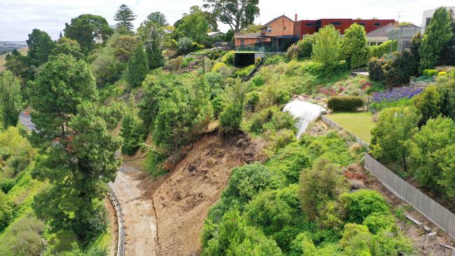 Deviation Road between Fyansford and Geelong West/Newtown. Picture: Alan Barber