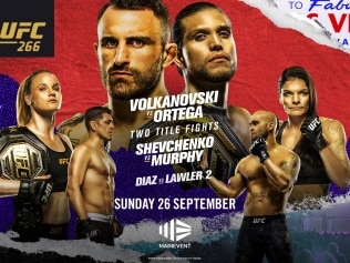 Ufc 266 Volkanovski V Ortega