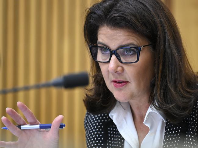 CANBERRA, AUSTRALIA  - NewsWire Photos - February 26 2025: Senator Jane Hume during the additional Budget Estimates 2024-25 Economics Legislation Committee at Parliament House in Canberra. Picture: NewsWire / Martin Ollman