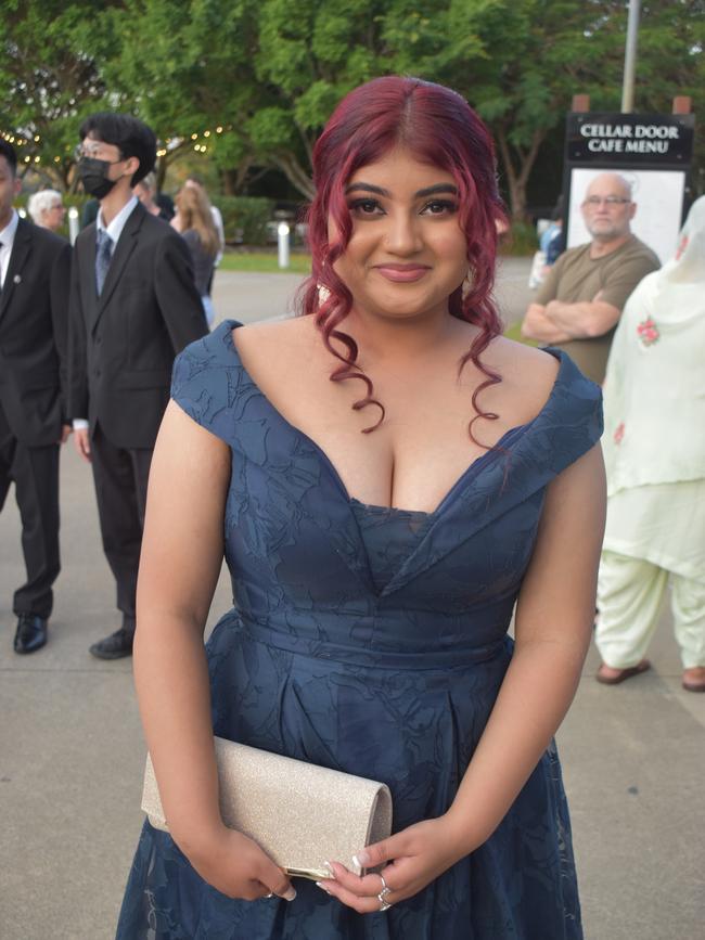 Rania Ali at Runcorn State High School 2023 formal. Photos: Georgie Walker.