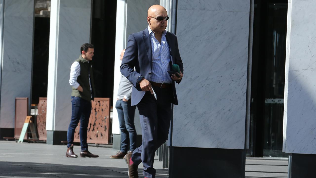 Boe Pahari outside the Sydney AMP offices in August 2020. Picture: Britta Campion.