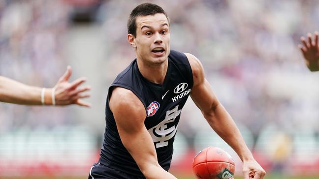 Jack Silvagni has turned his form around. Pic: Getty Images