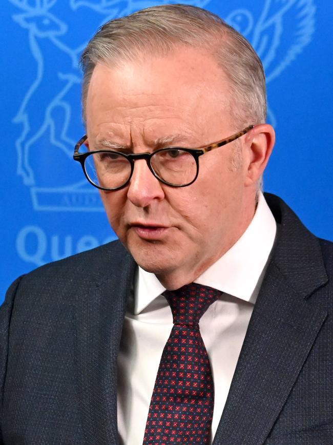 Albanese says Aussies would be on average $7,200 worse off if measures the Coalition voted against had not been implemented. Picture: NewsWire / John Gass