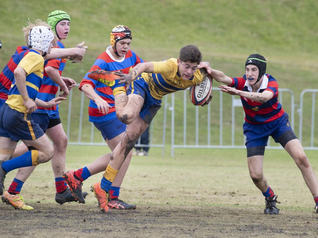 14As Downlands vs TGS. O'Callaghan Cup day at Downlands College. Saturday, August 6, 2022. Picture: Nev Madsen.