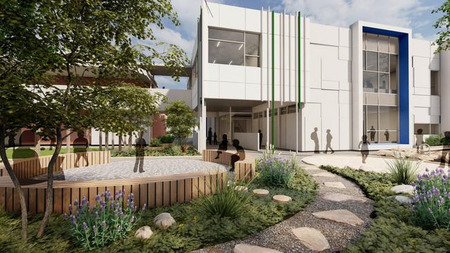 Rear view of the new learning centre at Whitefriars Catholic School. Source: PlanSA