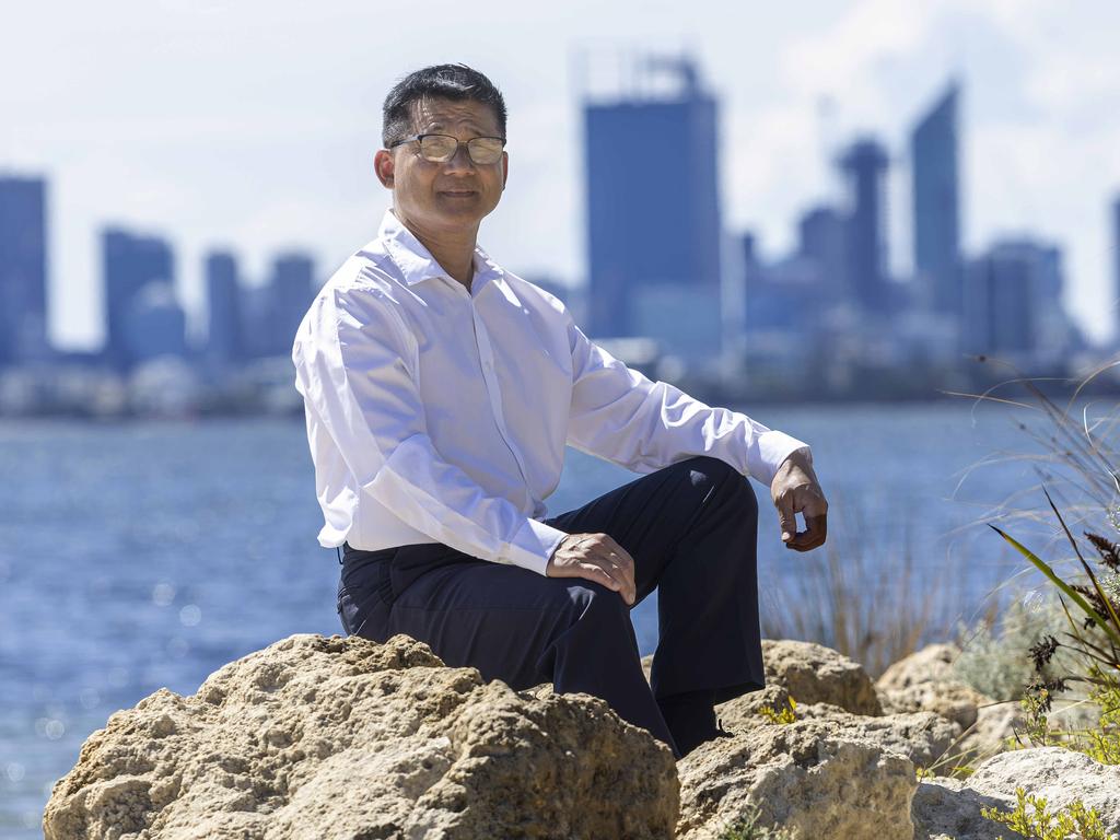 Sam Lim is possibly the only former dolphin trainer to become an Australian MP. Picture: Colin Murty