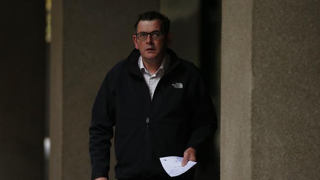 Victorian Premier Dan Andrews is not taking responsibility for the failures of his government. Picture: Daniel Pockett