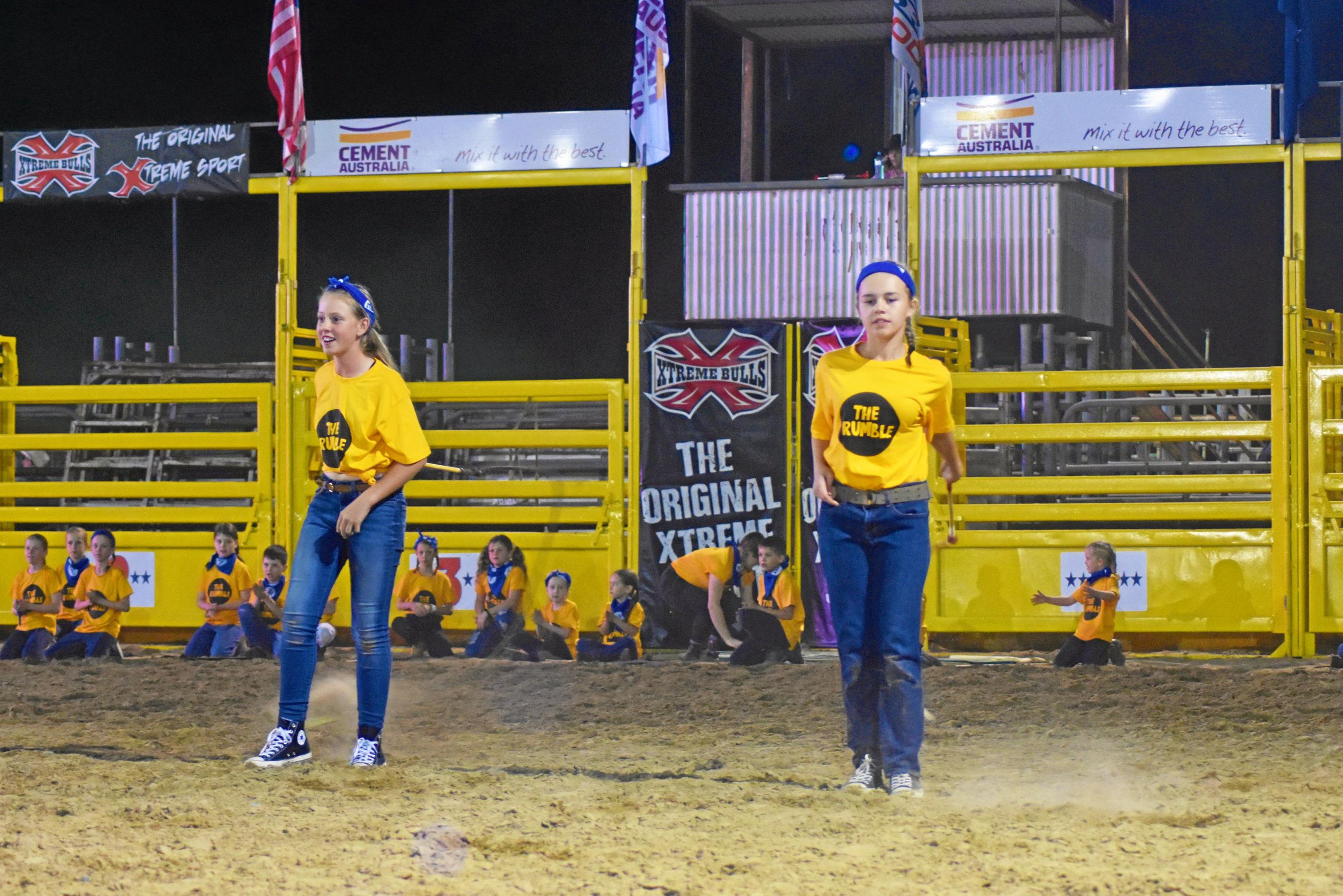 Kids of the Maranoa in the Easter Rumble. Picture: Jorja McDonnell