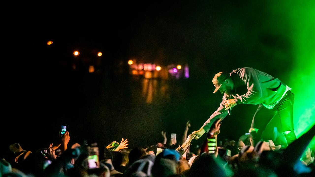 Chase Rice performs at the 2019 Gympie Muster.