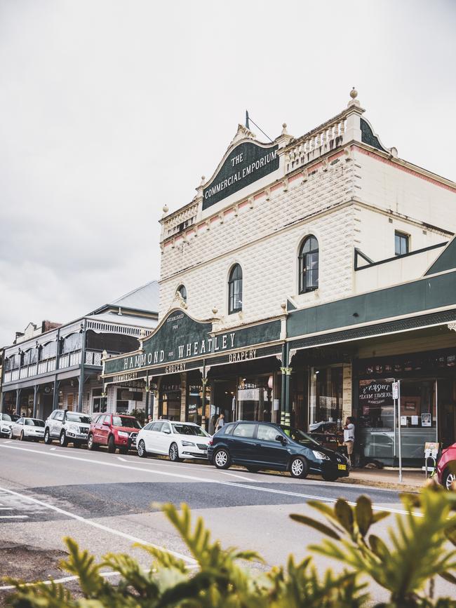 Bellingen’s Hammond and Wheatley Emporium building.