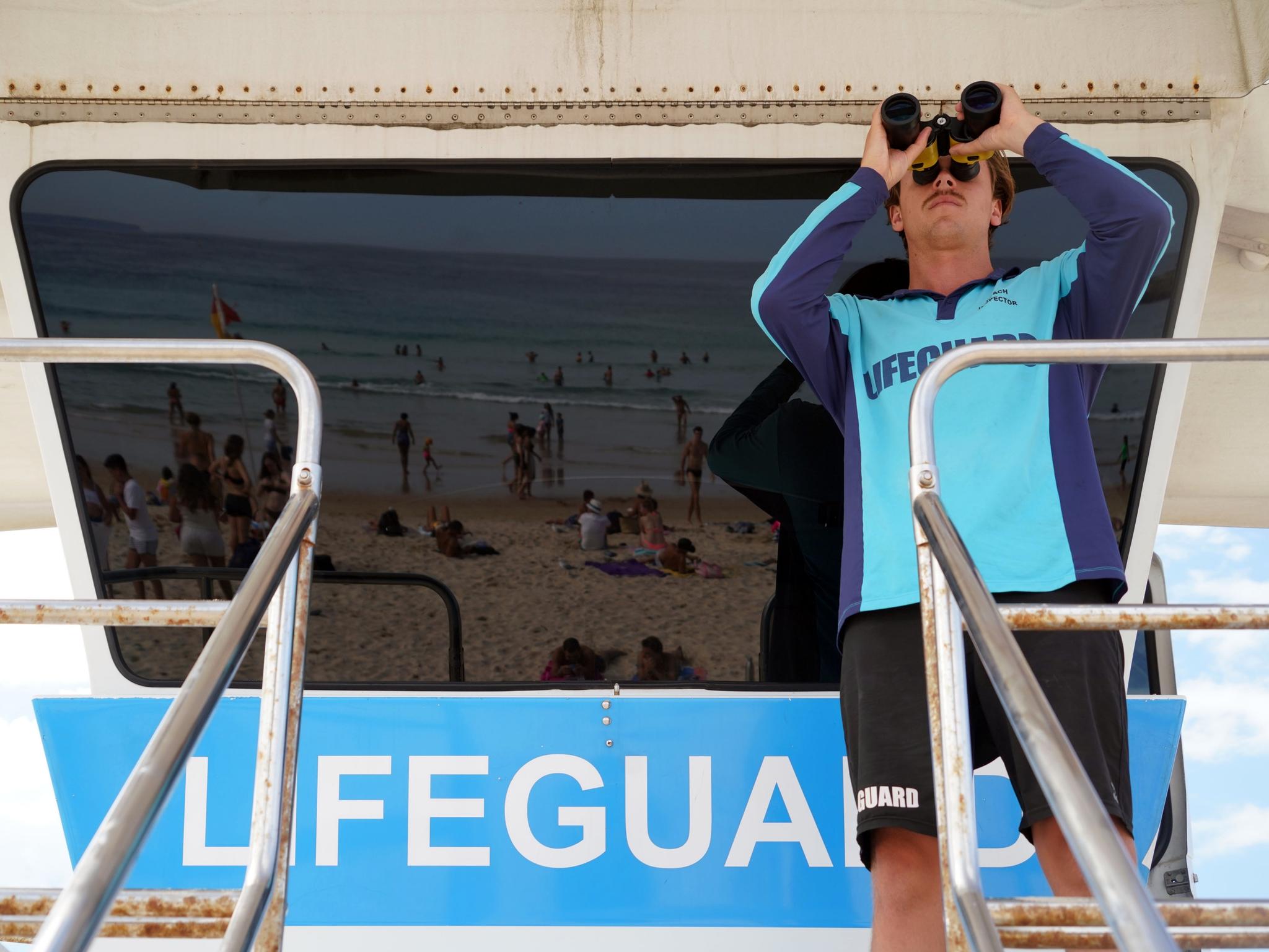 Bondi Rescue when the weather was fine The Australian