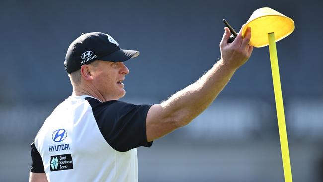 Carlton coach Michael Voss is excited about his team’s finals chances. Picture: Quinn Rooney/Getty Images