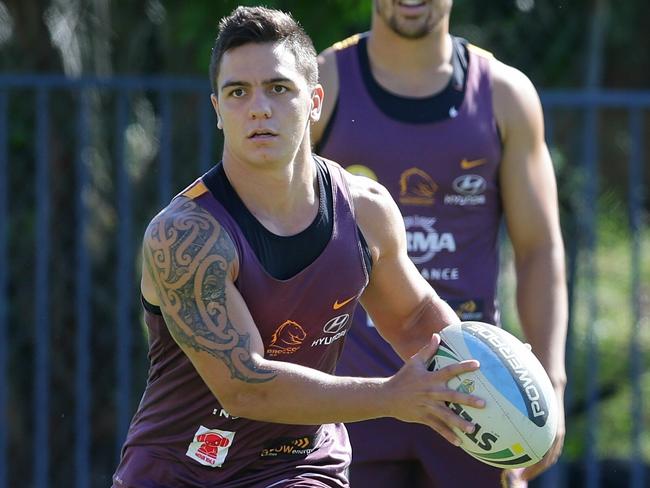 Kodi Nikorima wants to stay at the Broncos. Pic Peter Wallis