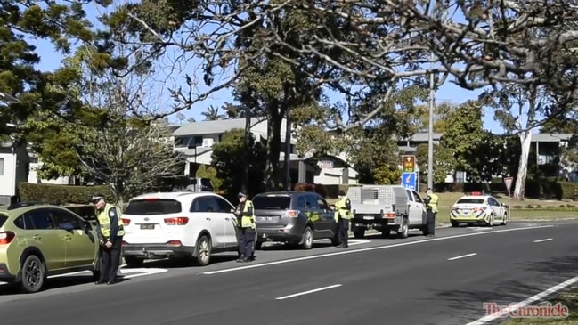 Toowoomba police Covid compliance operation