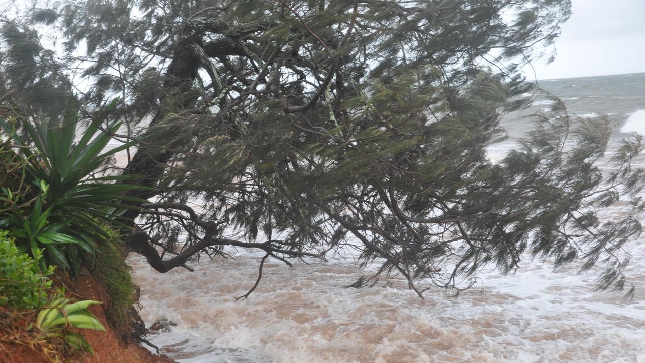 Graham Davis snapped this photo of waves lapping the famous Scarborough cliffs. PHOTO FOR REDCLIFFE HERALD